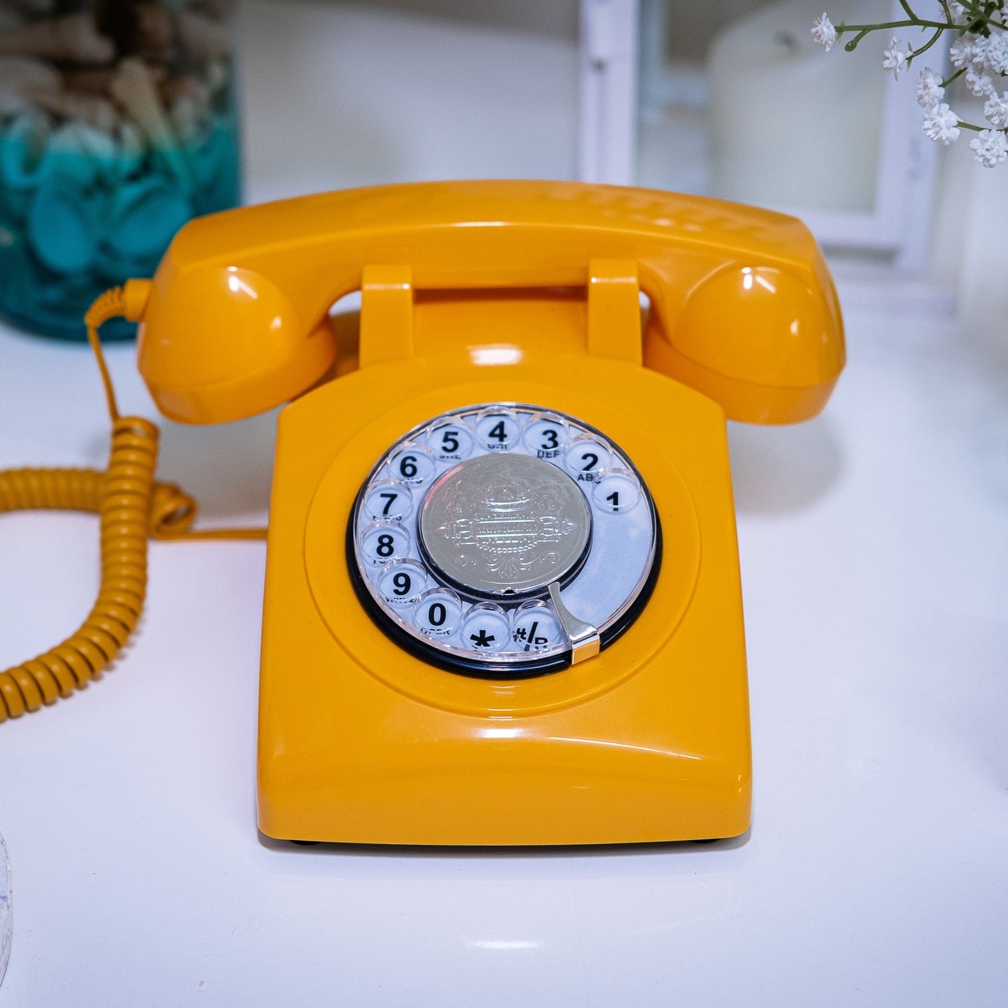 Retro Yellow Phone